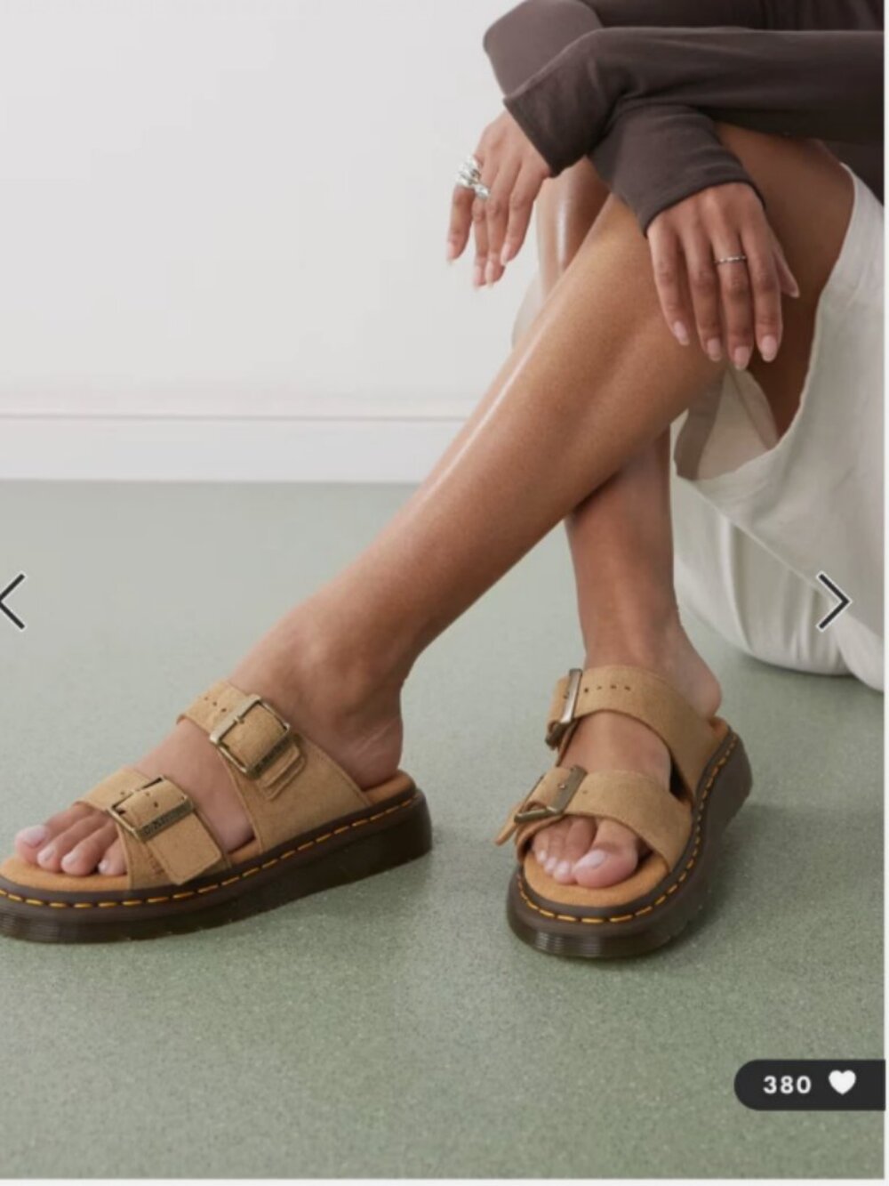 DR. MARTENS JOSEF BRONX SUEDE SLIDE SANDALS MSRP$175 Wellmade & Versatile - Picture 5 of 16